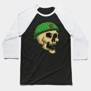 Soldier Skull Pro Baseball T-Shirt